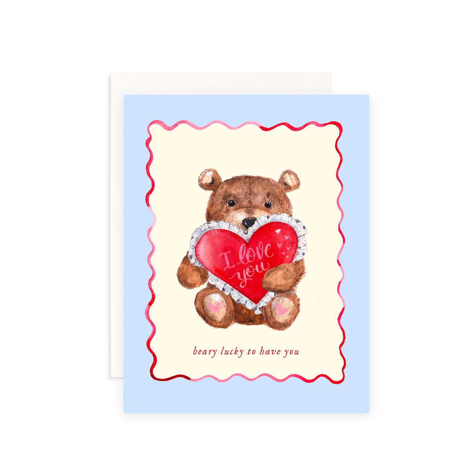 Beary Lucky to Have You Greeting Card