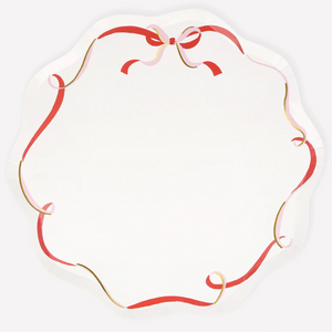 Ribbon Bow Dinner Plates