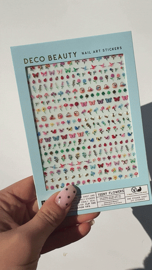 Teeny Flowers Nail Art Stickers