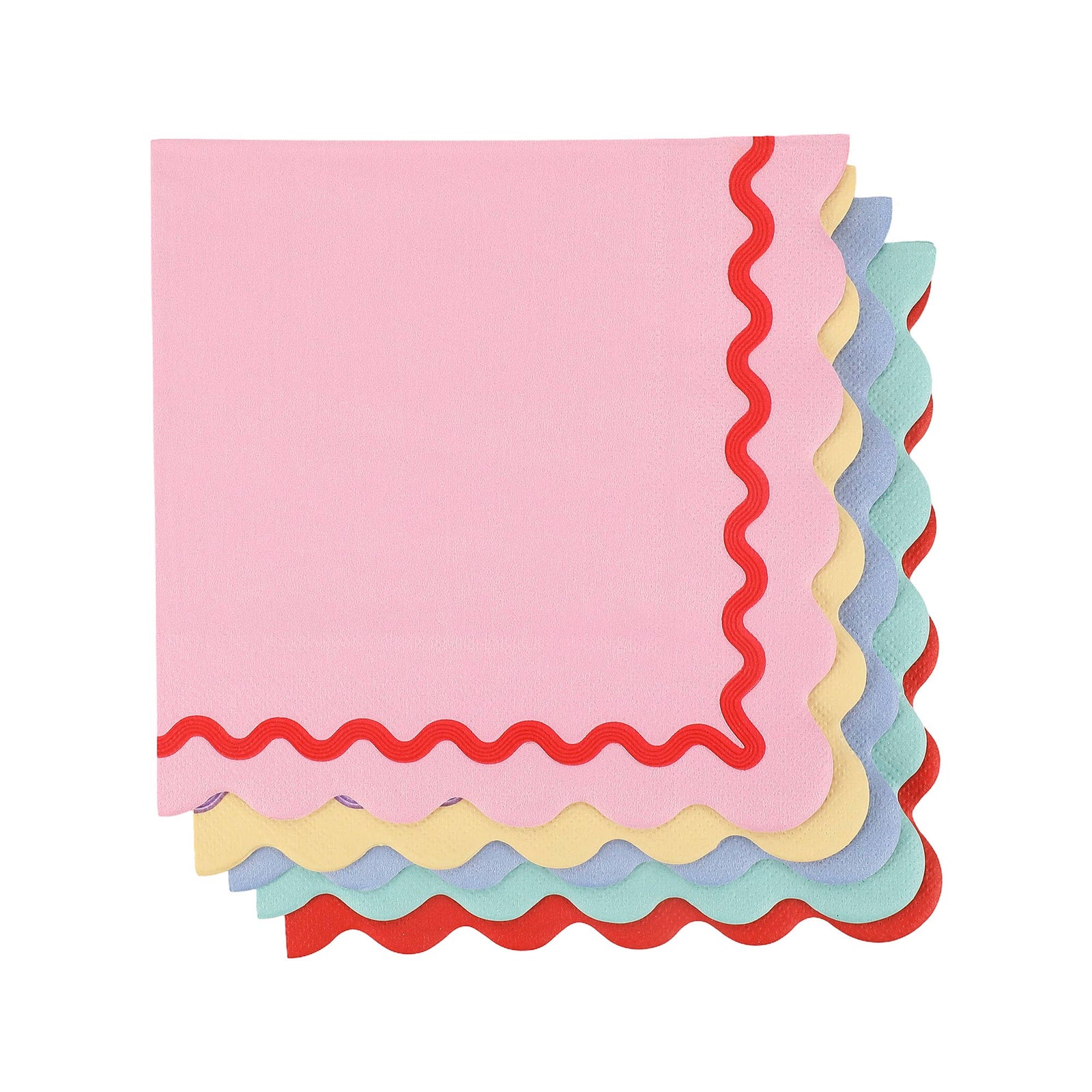 Rainbow Ric Rac Assorted Lunch Napkin