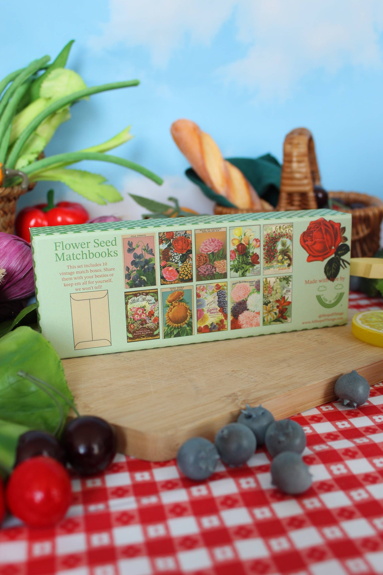 Flower Seed Matchbooks (set of 10!)