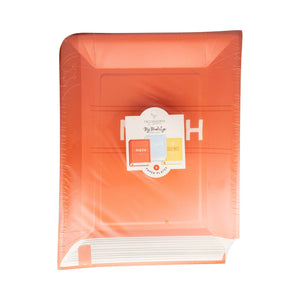 Textbooks Paper Plates Set