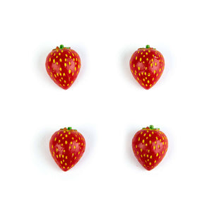 Strawberry Mini Magnets (set of 4)