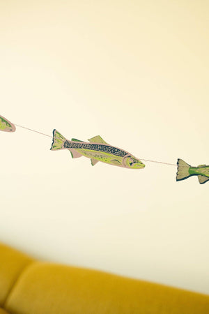 Tasty Anchovies Sewn Garland