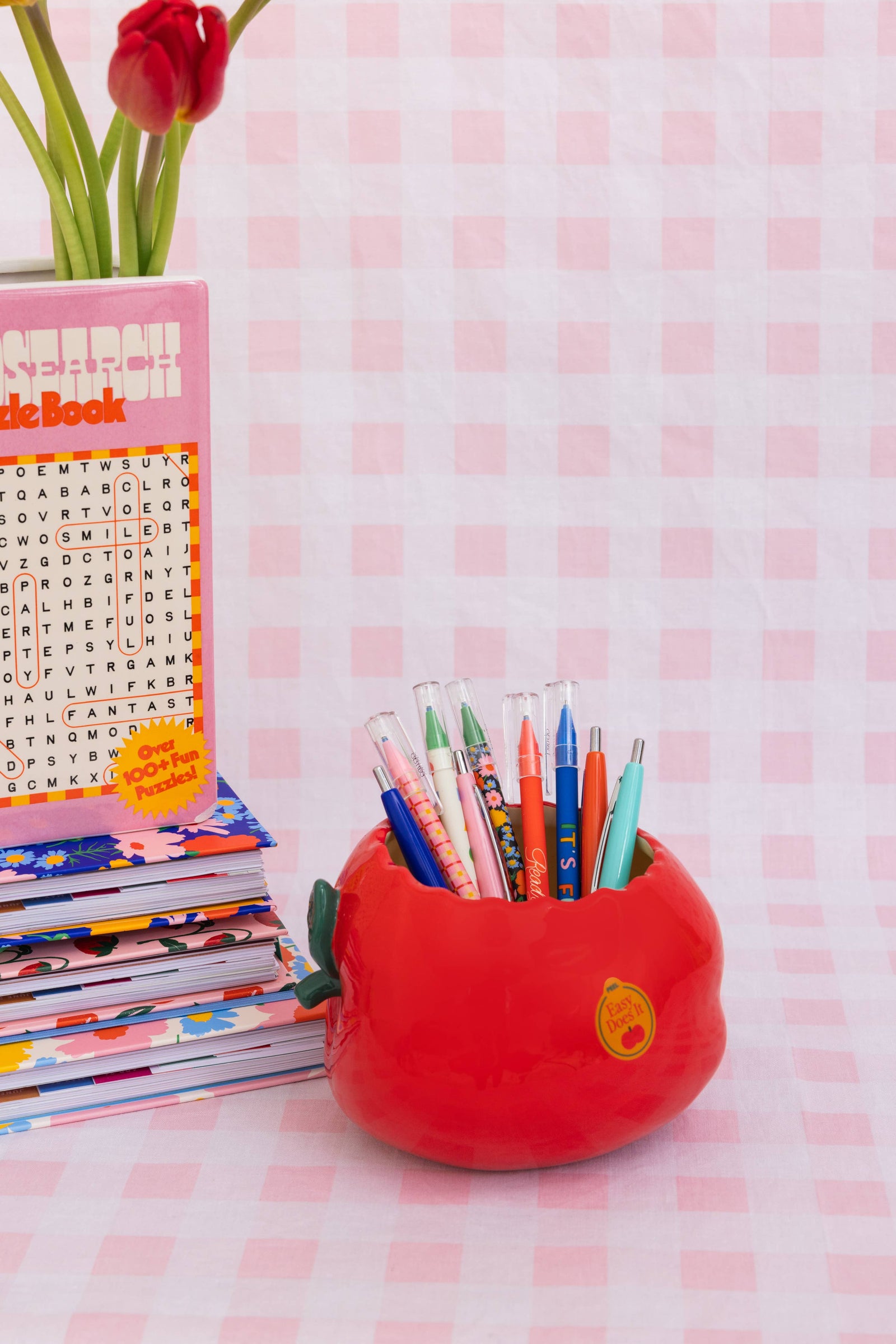Ceramic Apple Pencil Cup