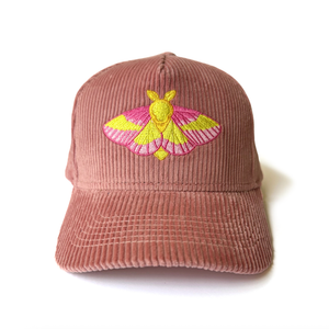 Rosy Maple Moth Corduroy Hat
