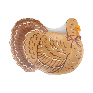 Harvest Turkey Shaped Paper Plates