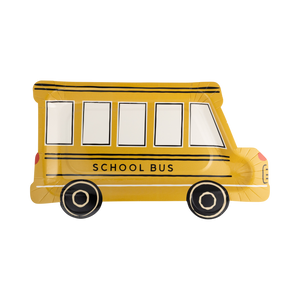 School Bus Shaped Plate