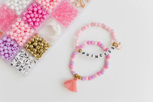 Princess Party DIY Stretchy Bracelet Craft Kit