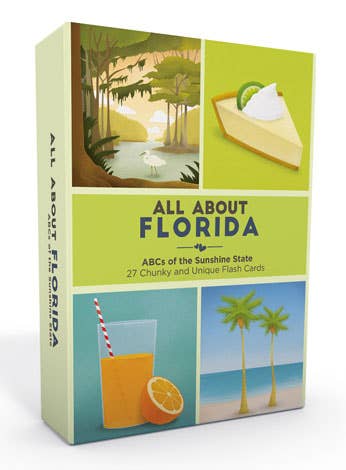 All About Florida: ABCs of the Sunshine State Flash Cards