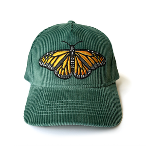 Monarch Butterfly Corduroy Hat