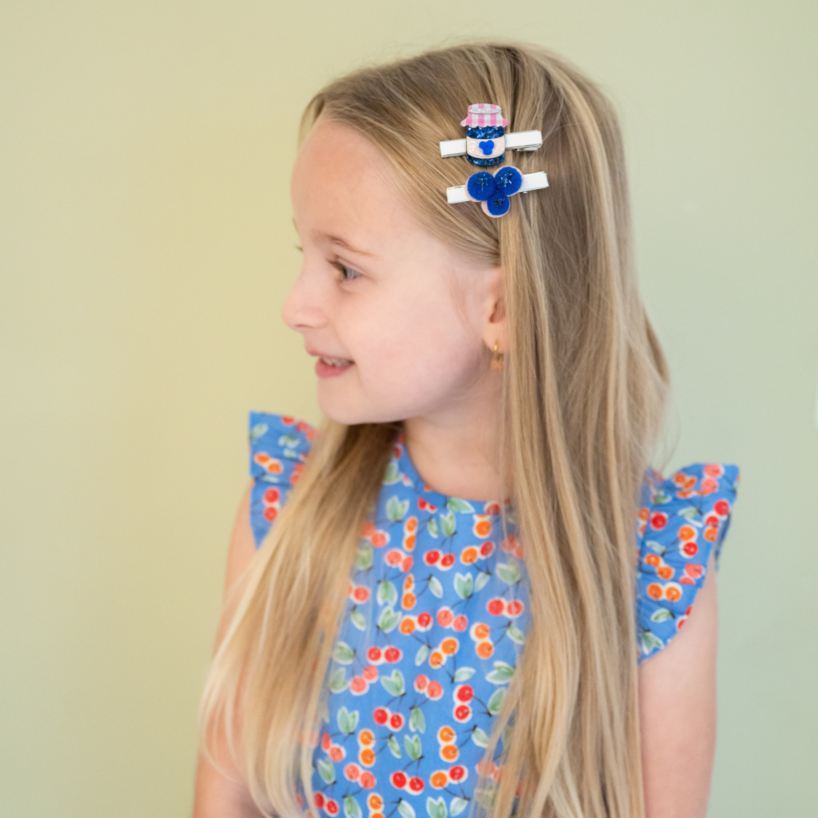 Blueberry Jam Hair Clip Set