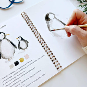 Winter Watercolor Workbook by Emily Lex