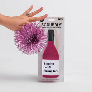 Sipping Cab and Feeling Fab Scrubbly™ Sponge