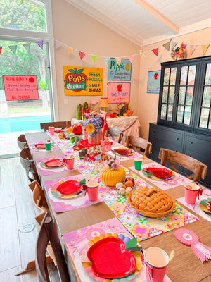 Kitschy Patchwork Quilt Table Runner