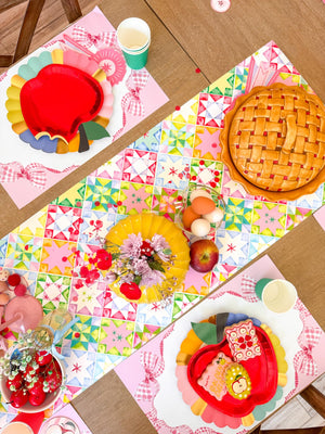 Kitschy Patchwork Quilt Table Runner