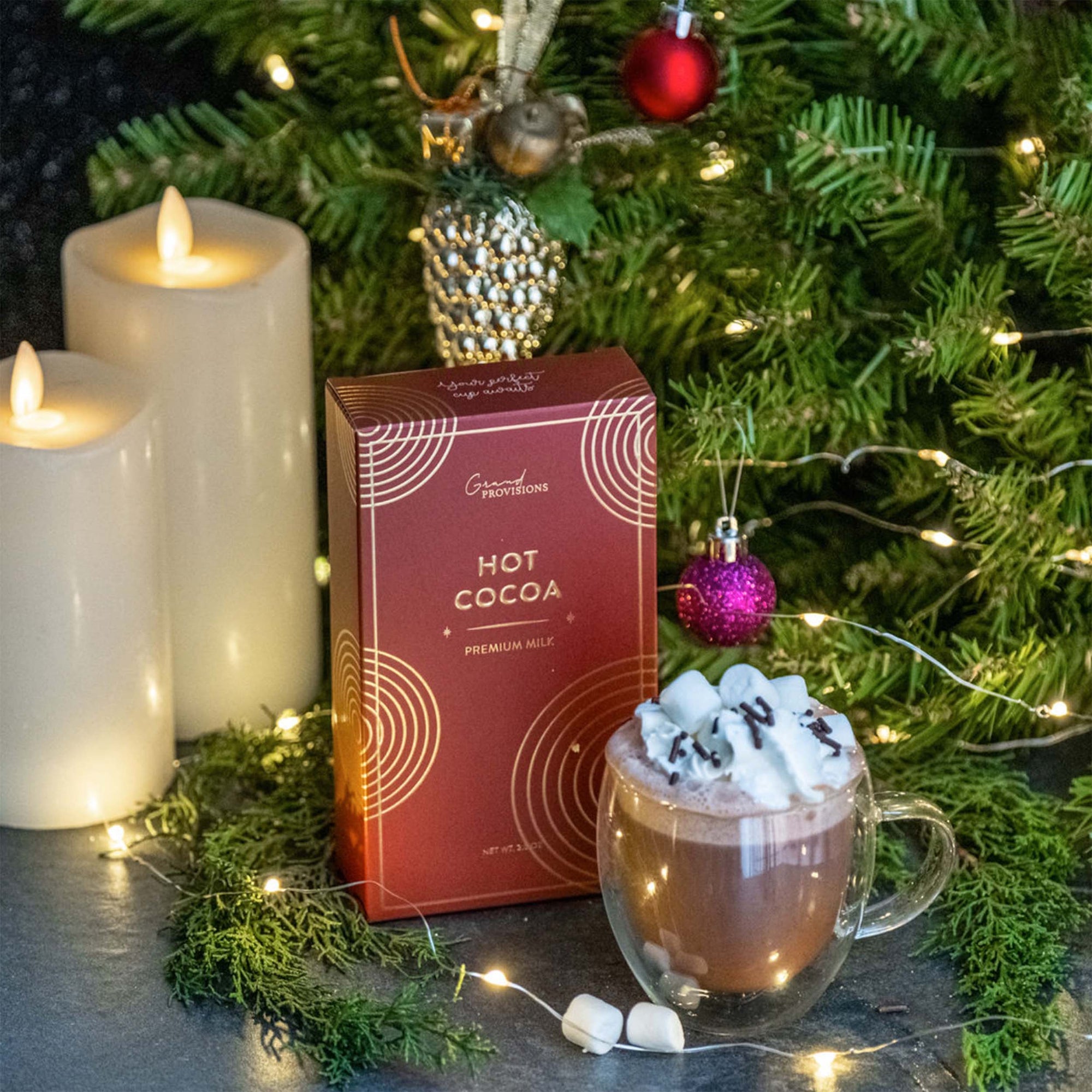 Creamy Milk Chocolate Holiday Hot Chocolate