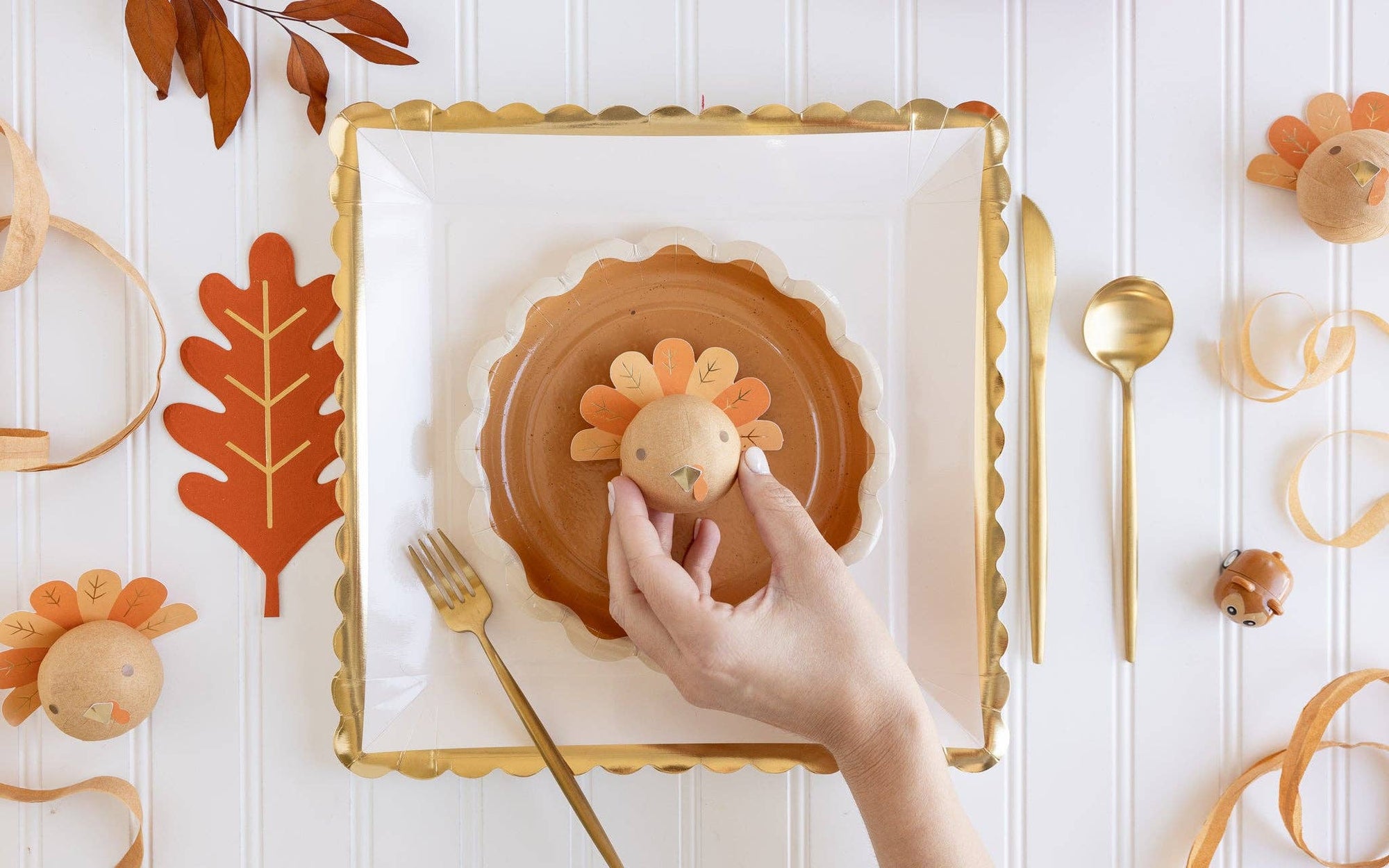 Pumpkin Pie Dessert Plate