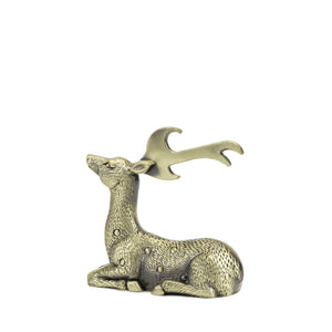 Gilded Brass Deer Bottle Opener