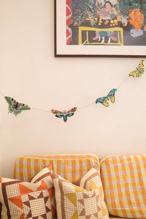 Moths Sewn Garland