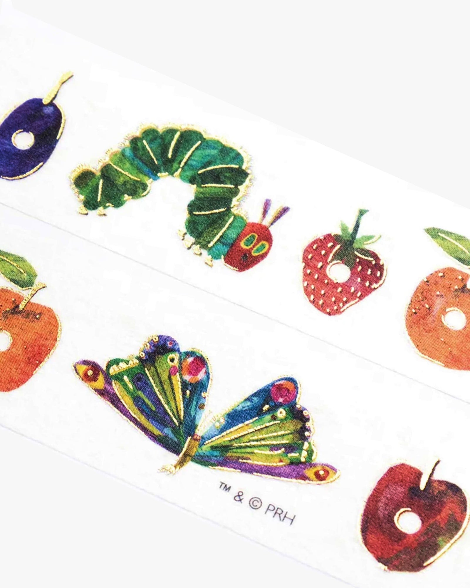 The Very Hungry Caterpillar Gold Foil Washi Tape