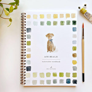 Animals Watercolor Workbook by Emily Lex