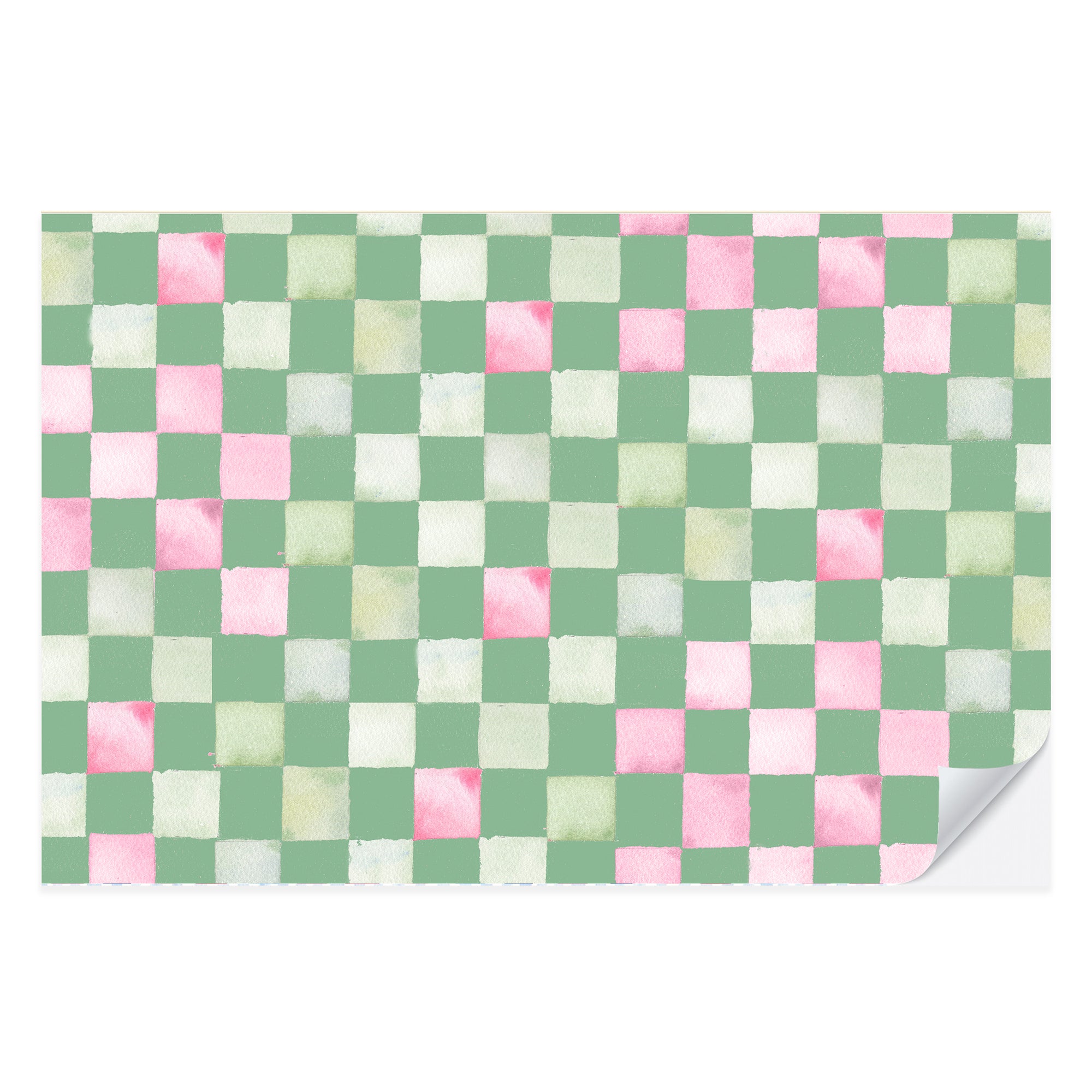 Christmas Checker Placemat Pad