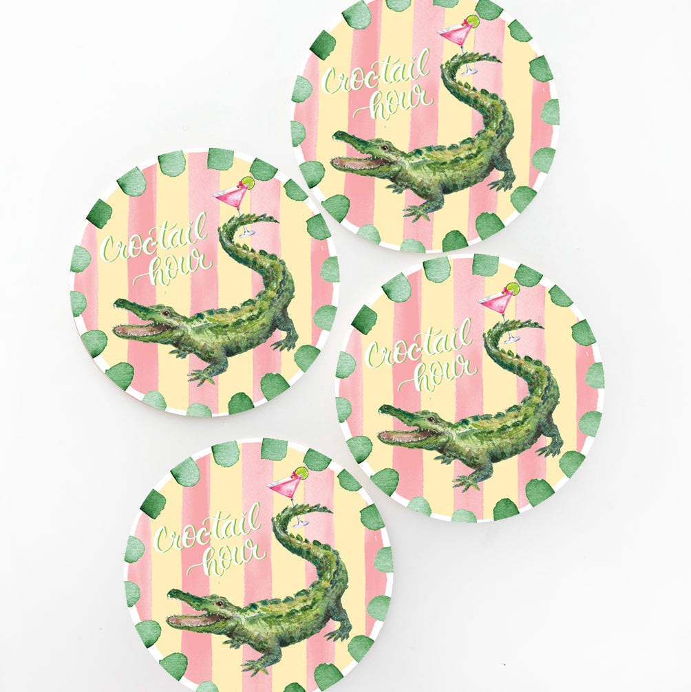 Croc-tail Hour Coaster Set