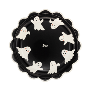 Booquette Ghosts Scallop Plates