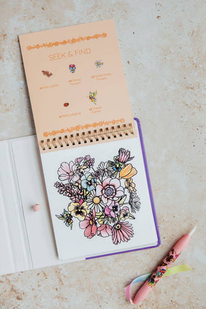 Watercolor with Me: Flower Fairies: A Reusable Coloring Book