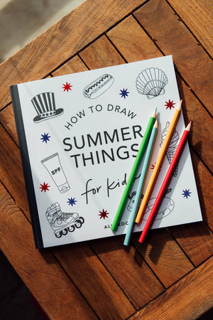 How to Draw Summer Things for Kids