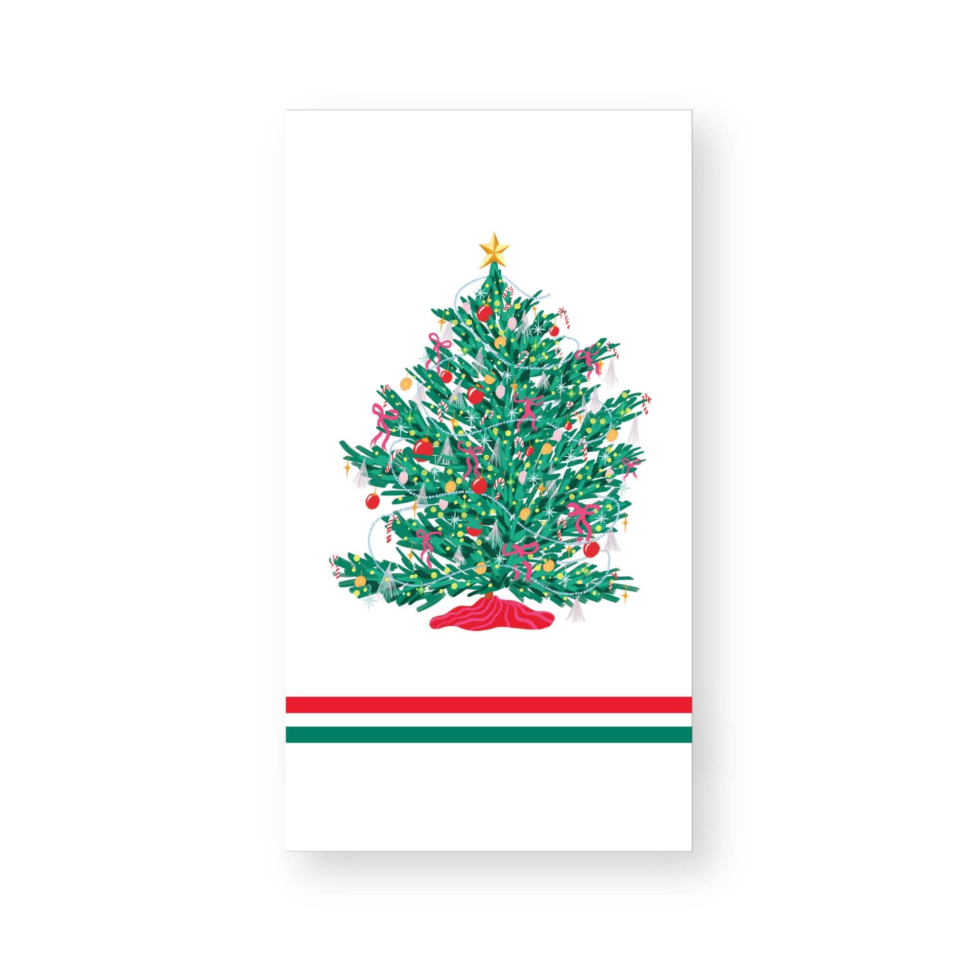 Retro Christmas Tree Napkins