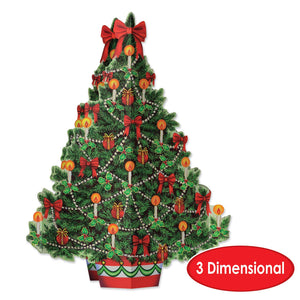 Vintage 1989 Pop-Out Christmas Tree Centerpiece