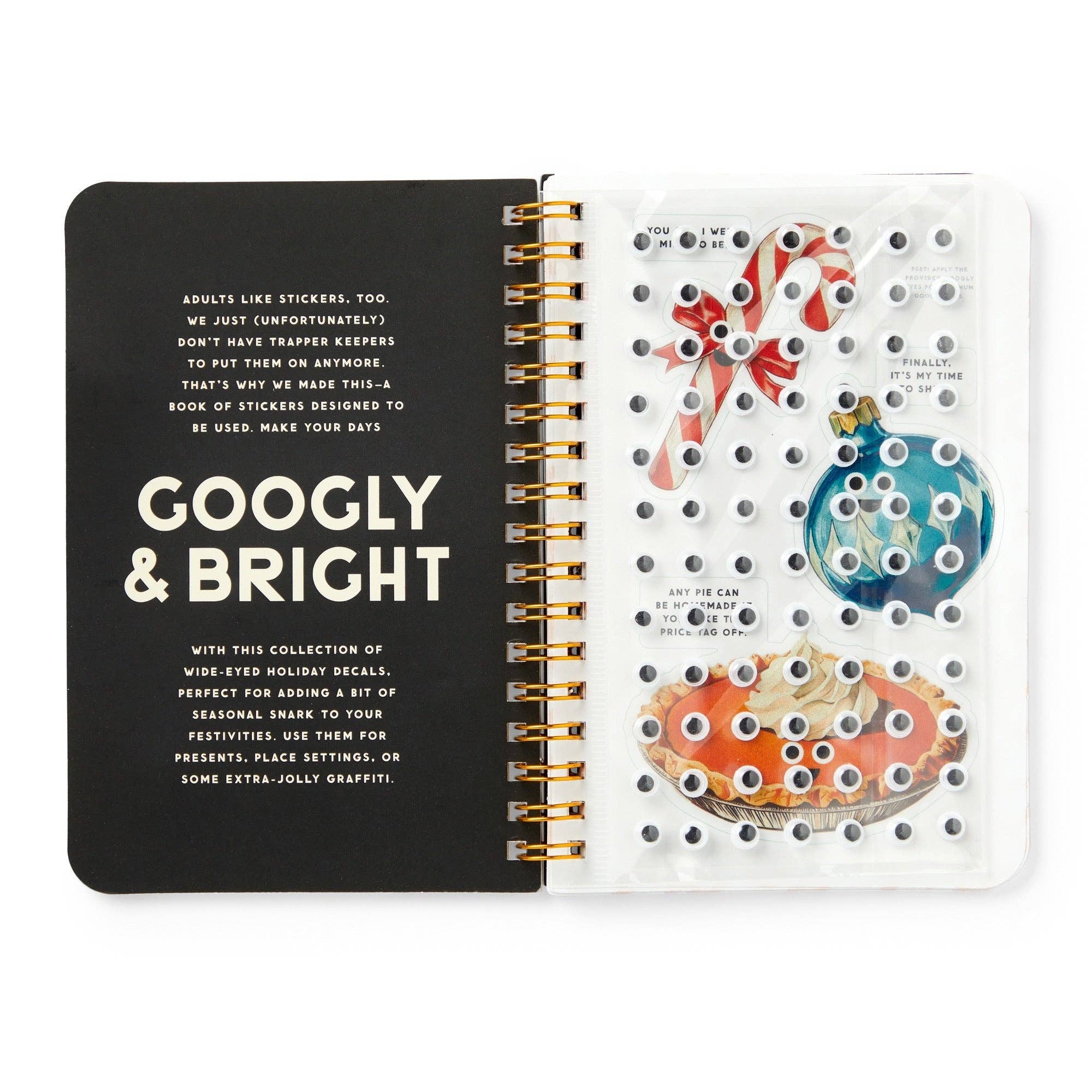 Brass Monkey Googly & Bright Holiday Sticker Book