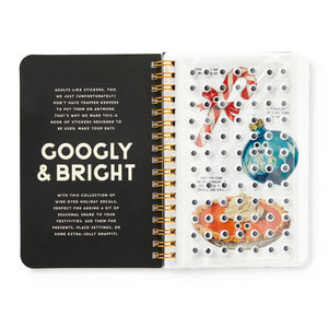 Brass Monkey Googly & Bright Holiday Sticker Book