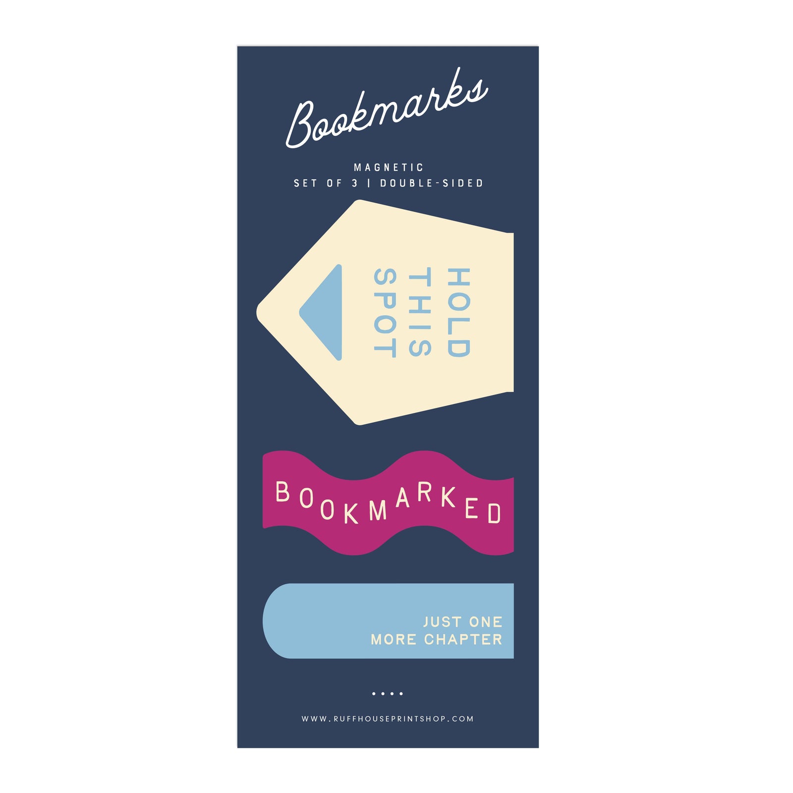 Hold This Spot Magnetic Bookmark Set