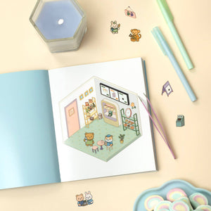 Cute 'n' Cozy Sticker Therapy: Convenience Stores