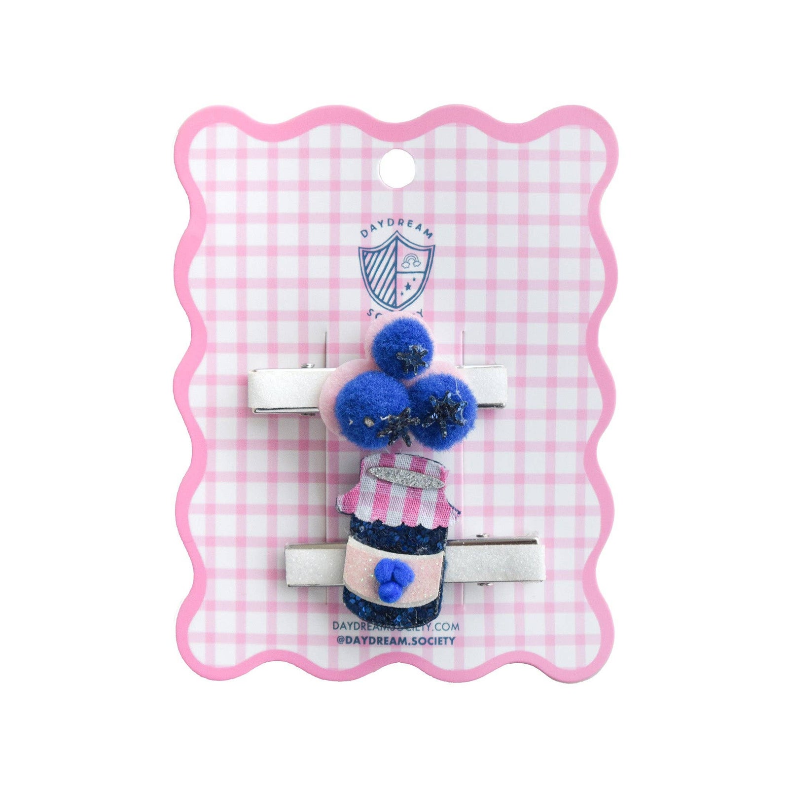 Blueberry Jam Hair Clip Set