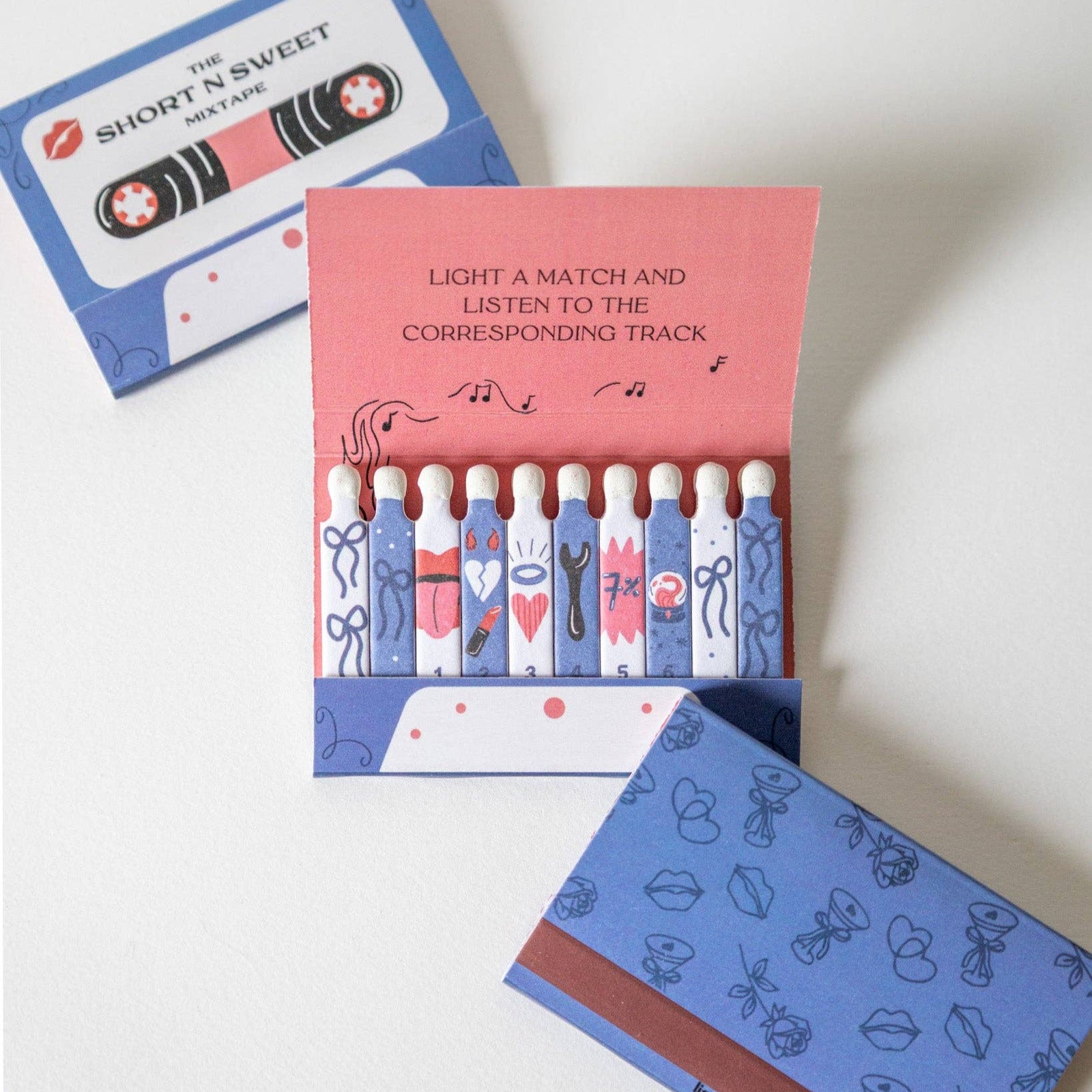 Short n Sweet Mixtape Matchbook