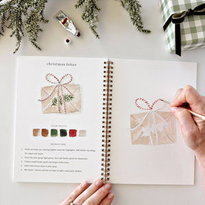 Classic Christmas Watercolor Workbook by Emily Lex