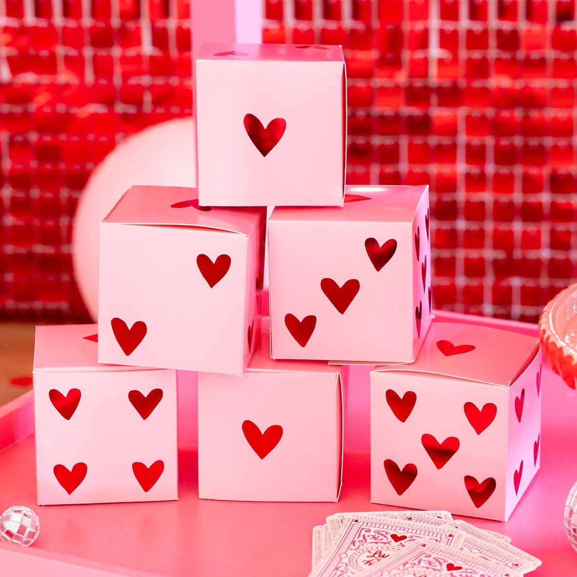 Heart Dice Treat Boxes