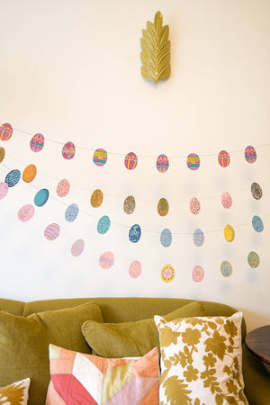 Easter Egg Sewn Garland