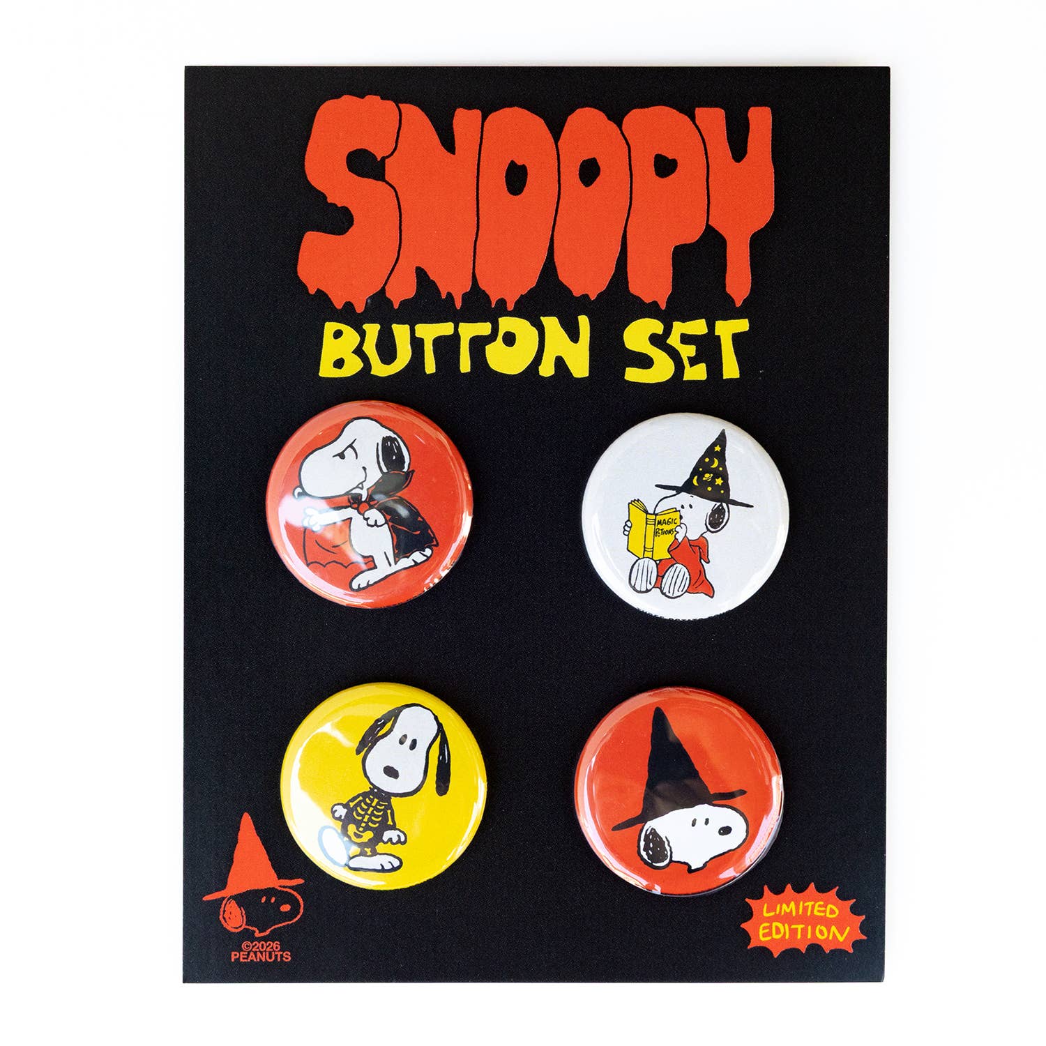 Snoopy Halloween Button Set
