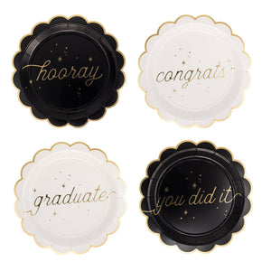 Grad Well Wishes Plate Set