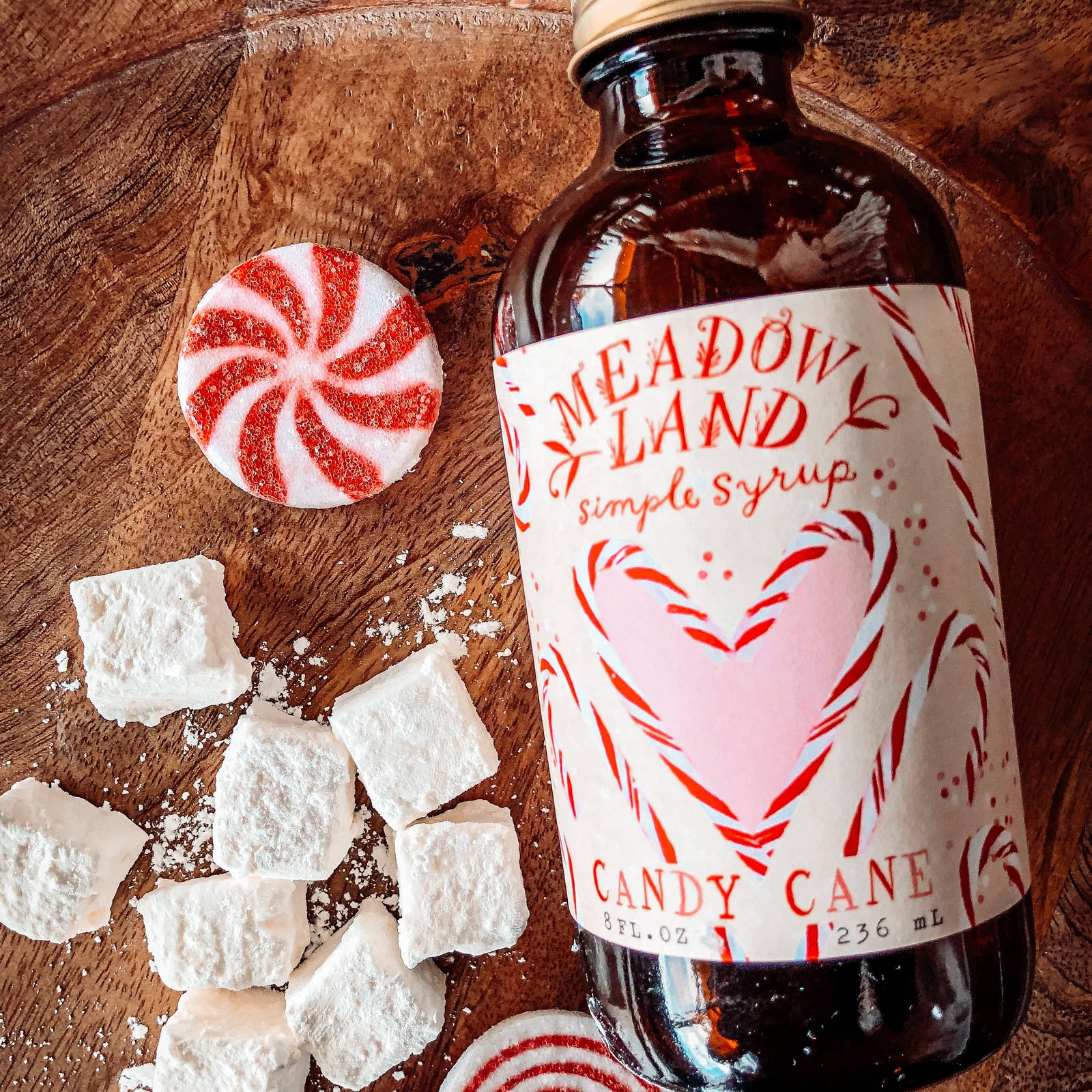 Candy Cane Simple Syrup