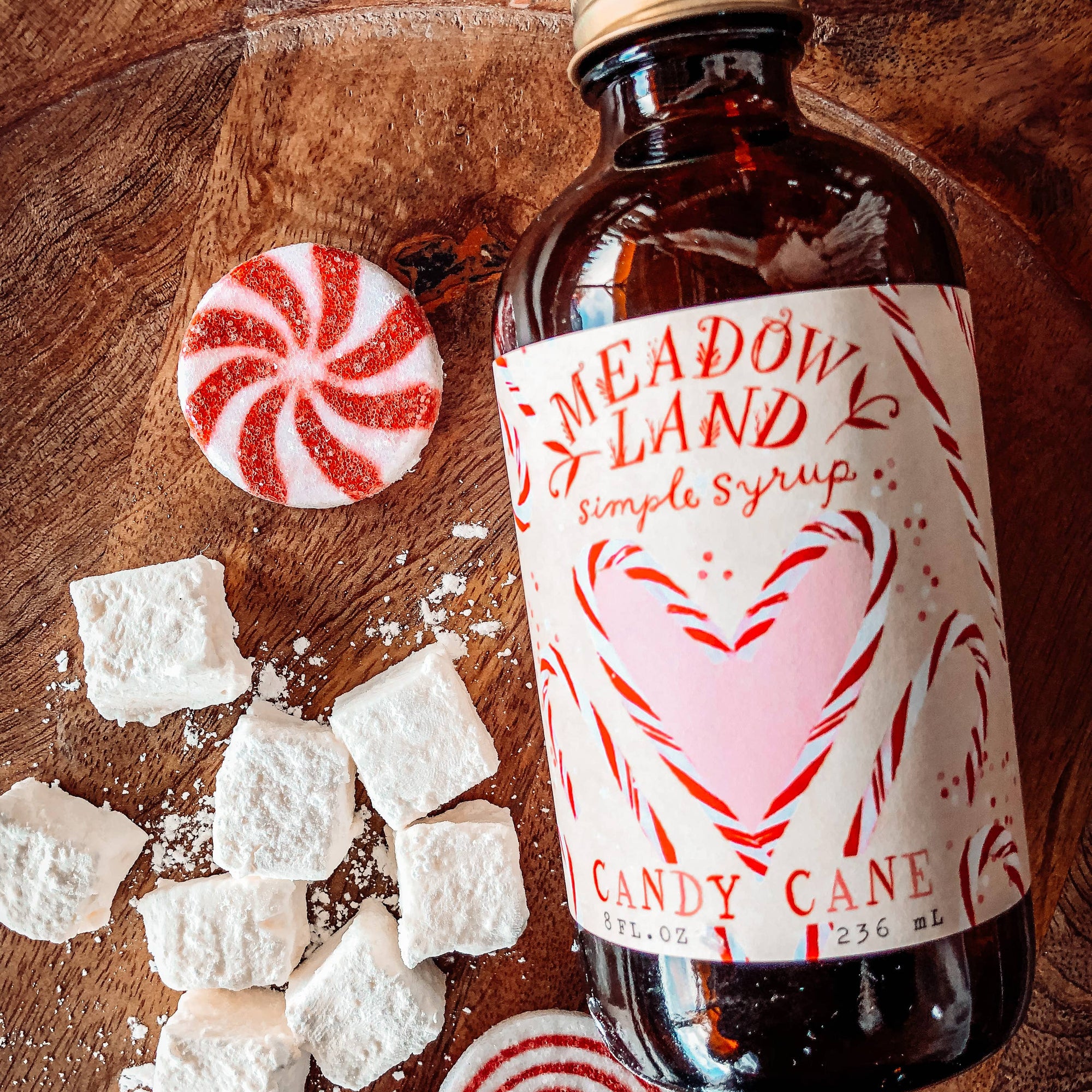 Candy Cane Simple Syrup
