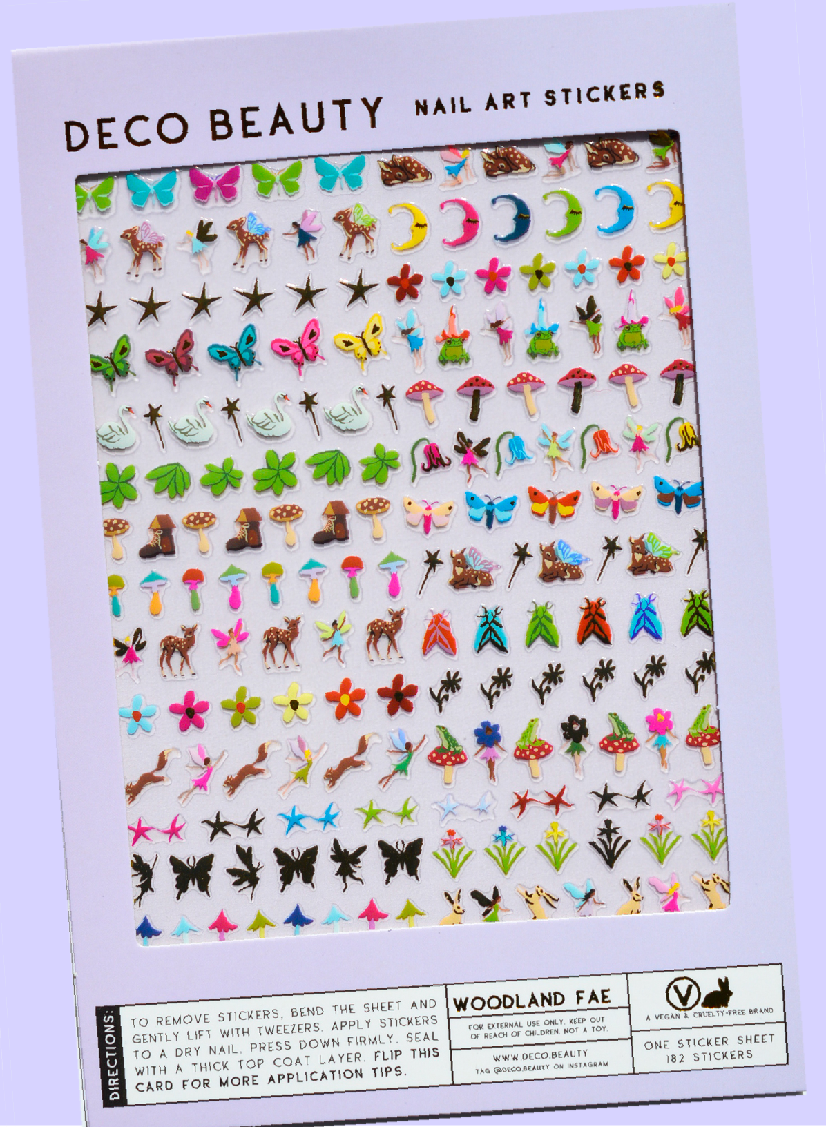 Woodland Fae Nail Art Stickers