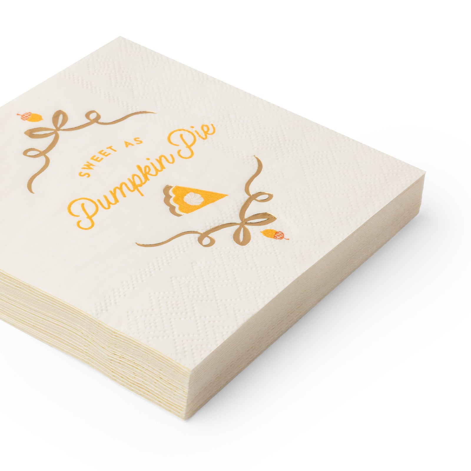 Sweet as Pumpkin Pie Cocktail Napkins