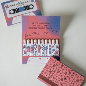Miss Americana Mixtape Matchbook