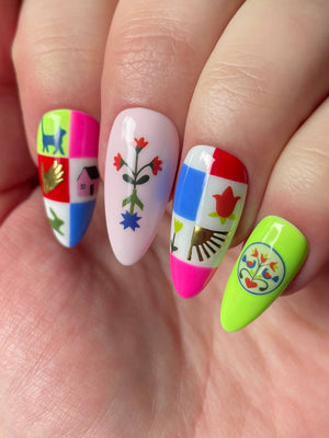 Pinwheel Nail Art Stickers
